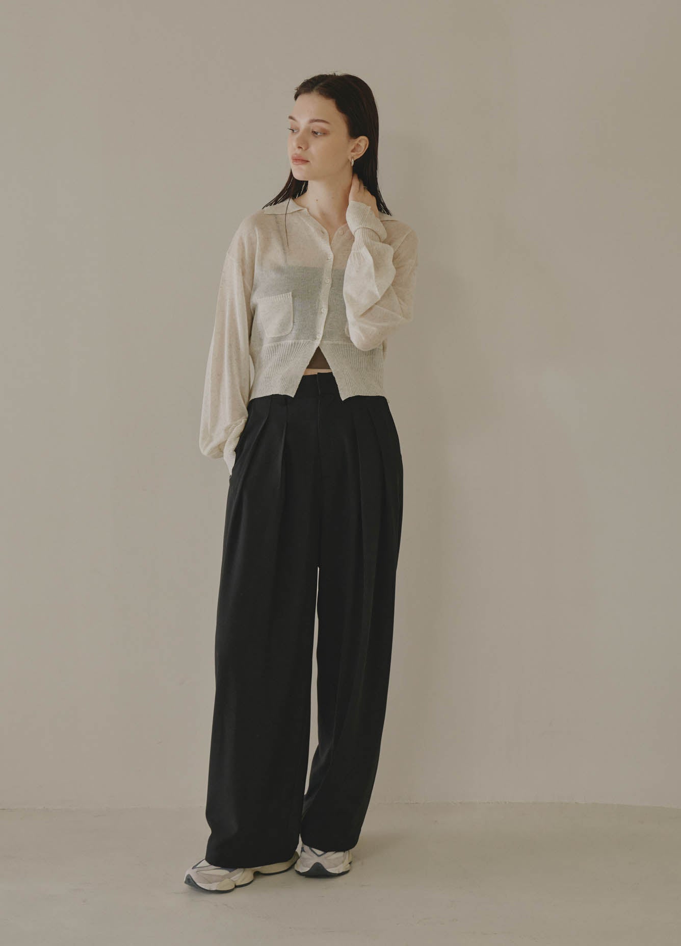 tuck wide pants