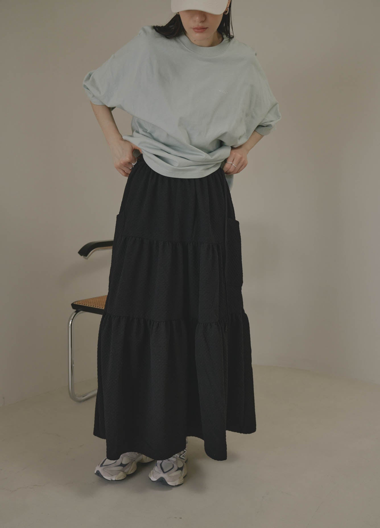 pocopoco tiered skirt