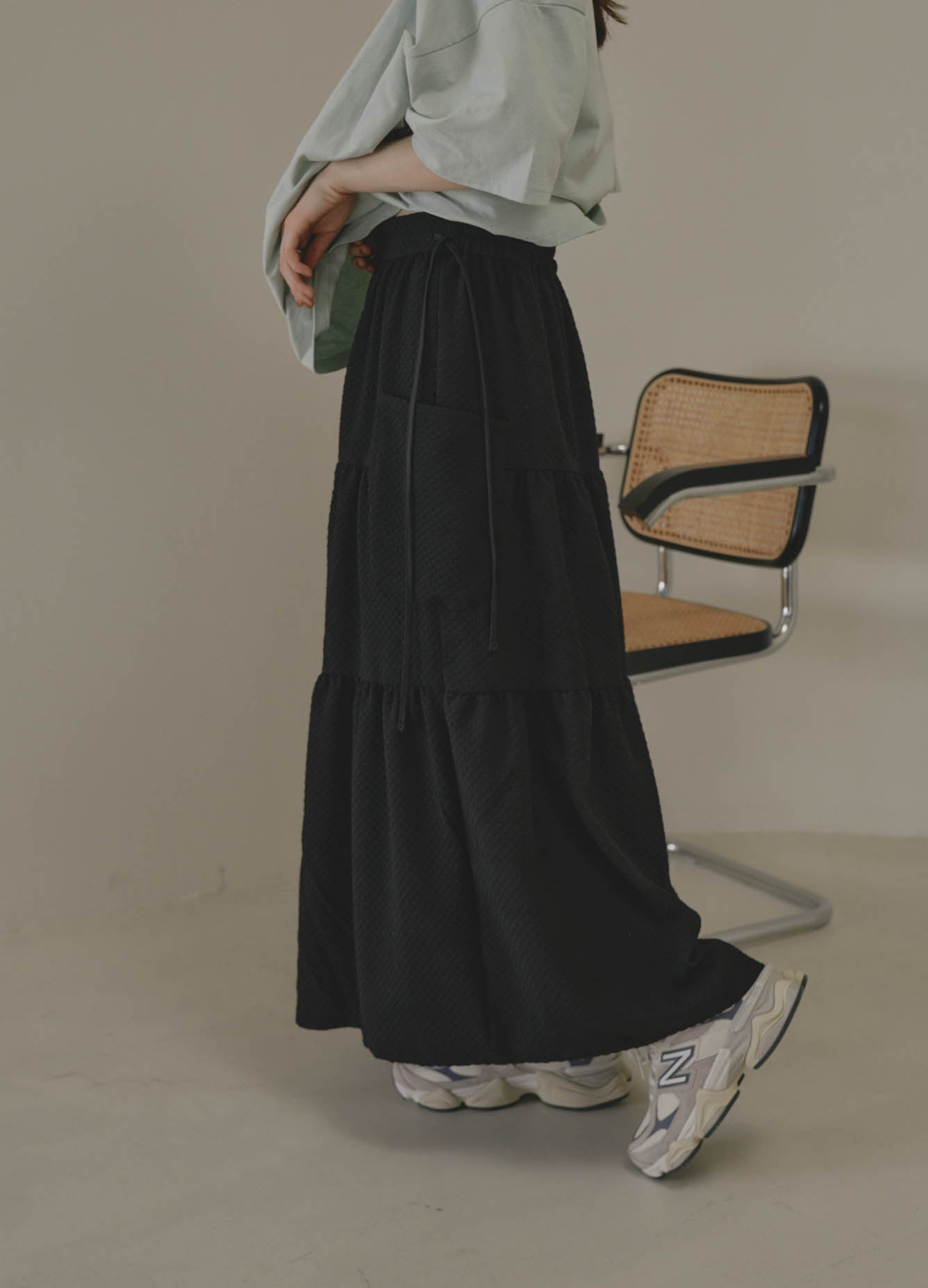 pocopoco tiered skirt