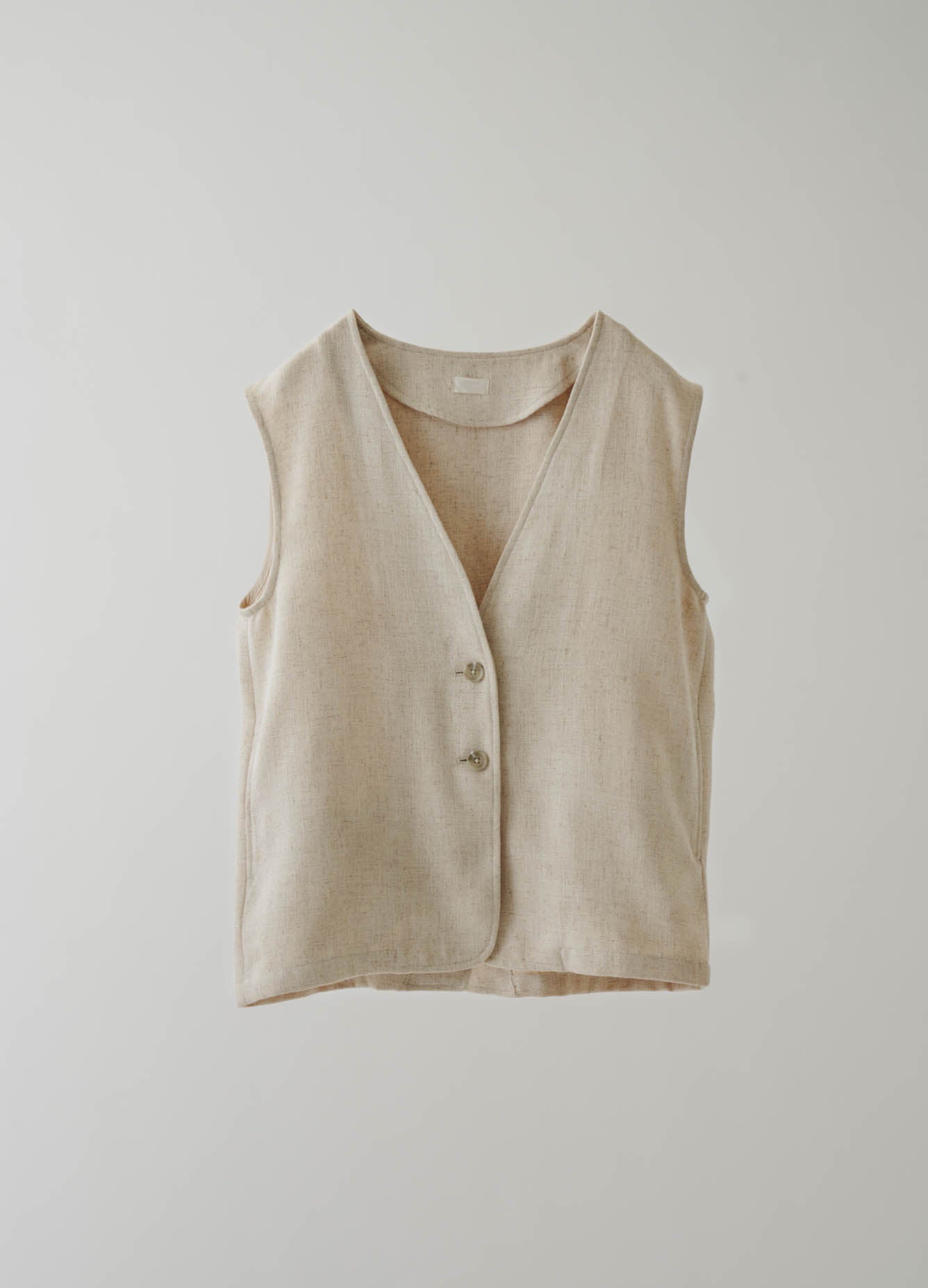 linen gilet