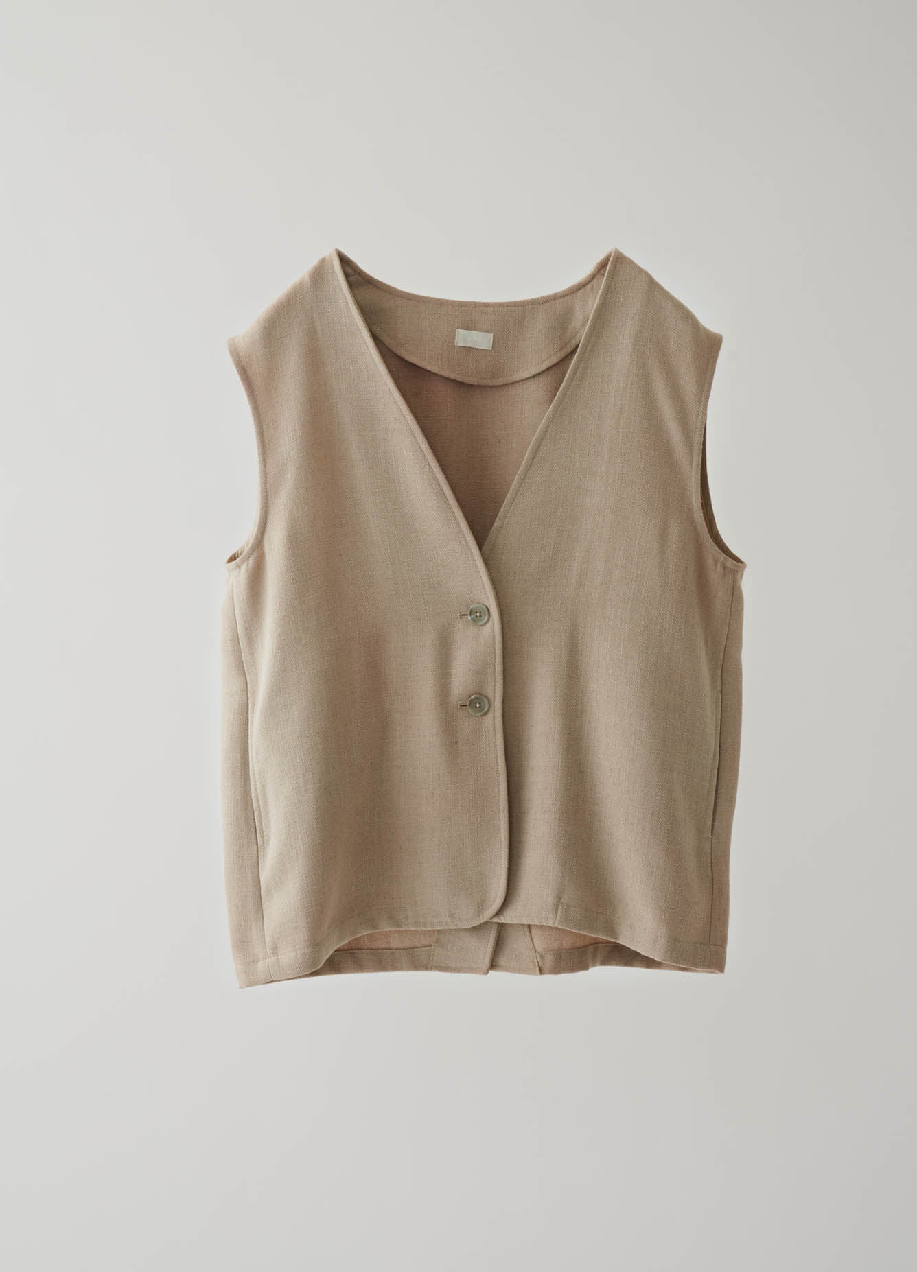 linen gilet