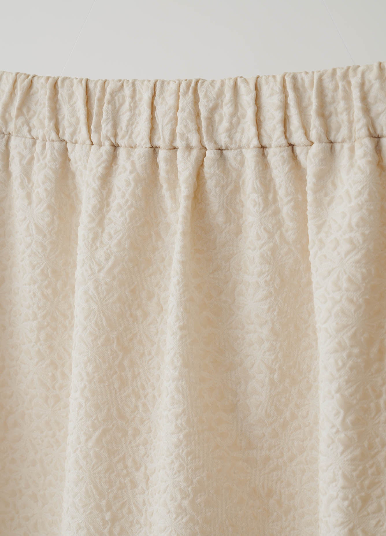 sheer jacquard long skirt