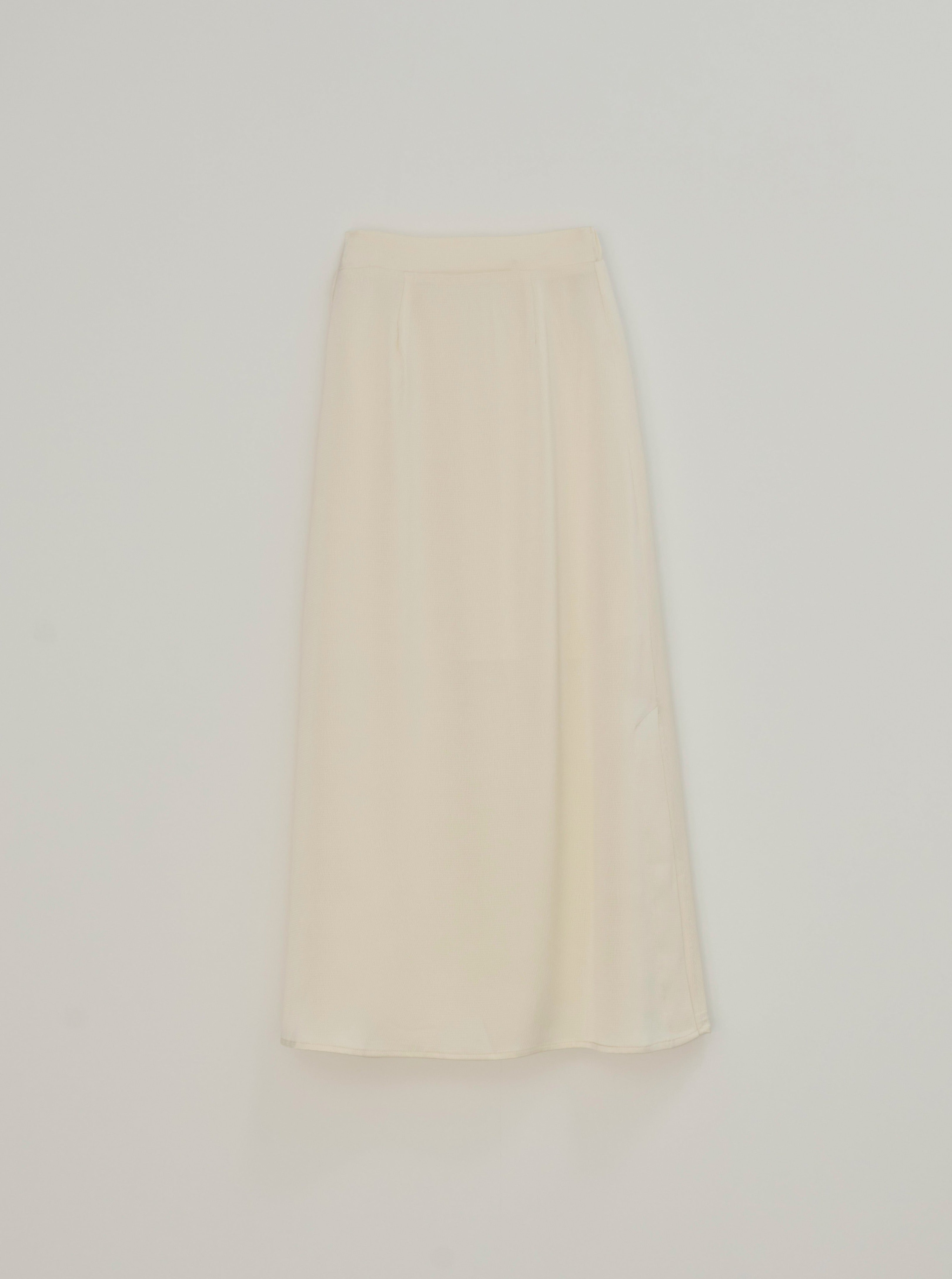 satin long skirt