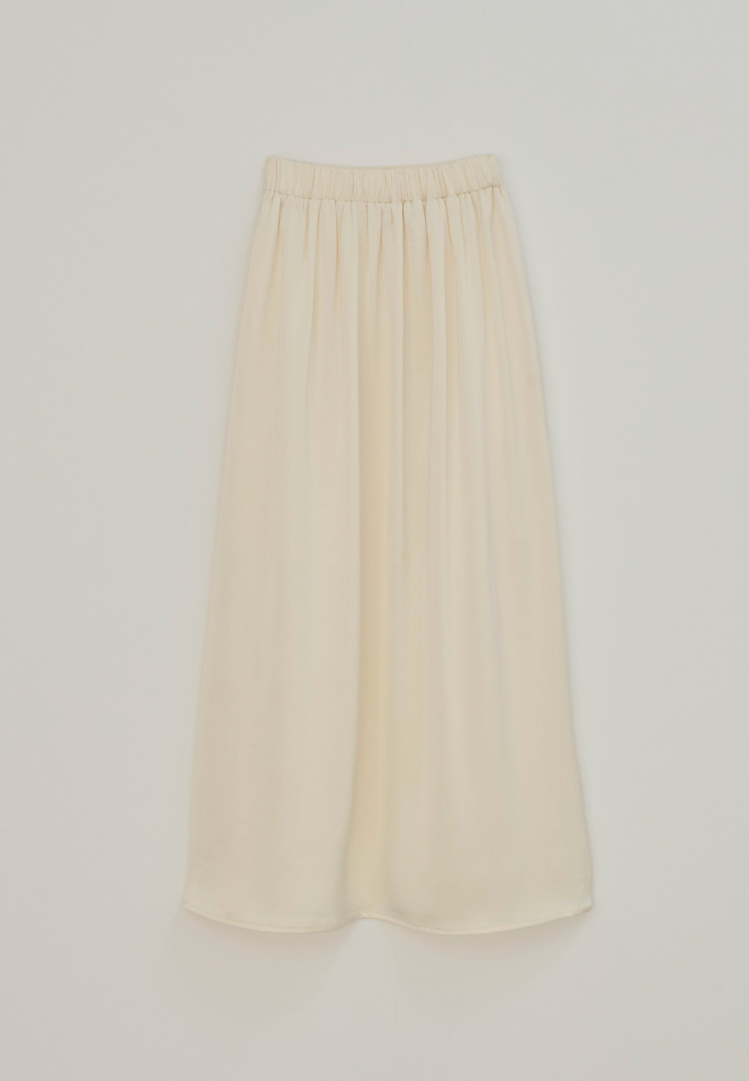 satin long skirt