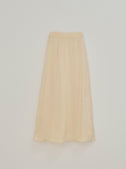 satin long skirt