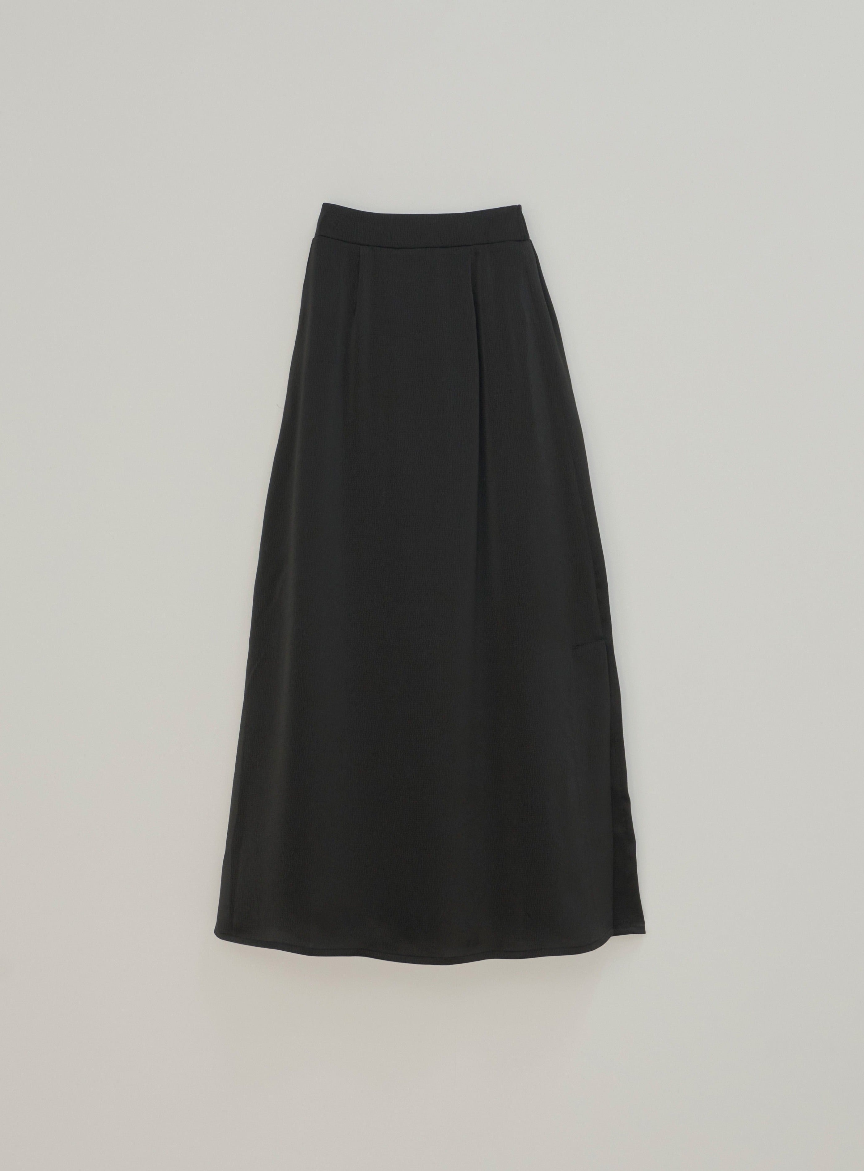 satin long skirt